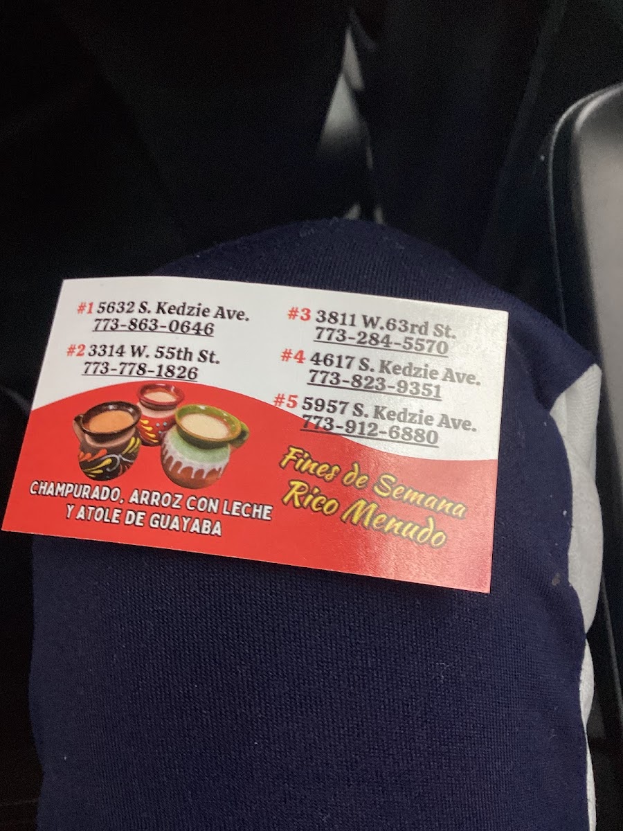 Rosa's Tamales #2 Menu - Image 2